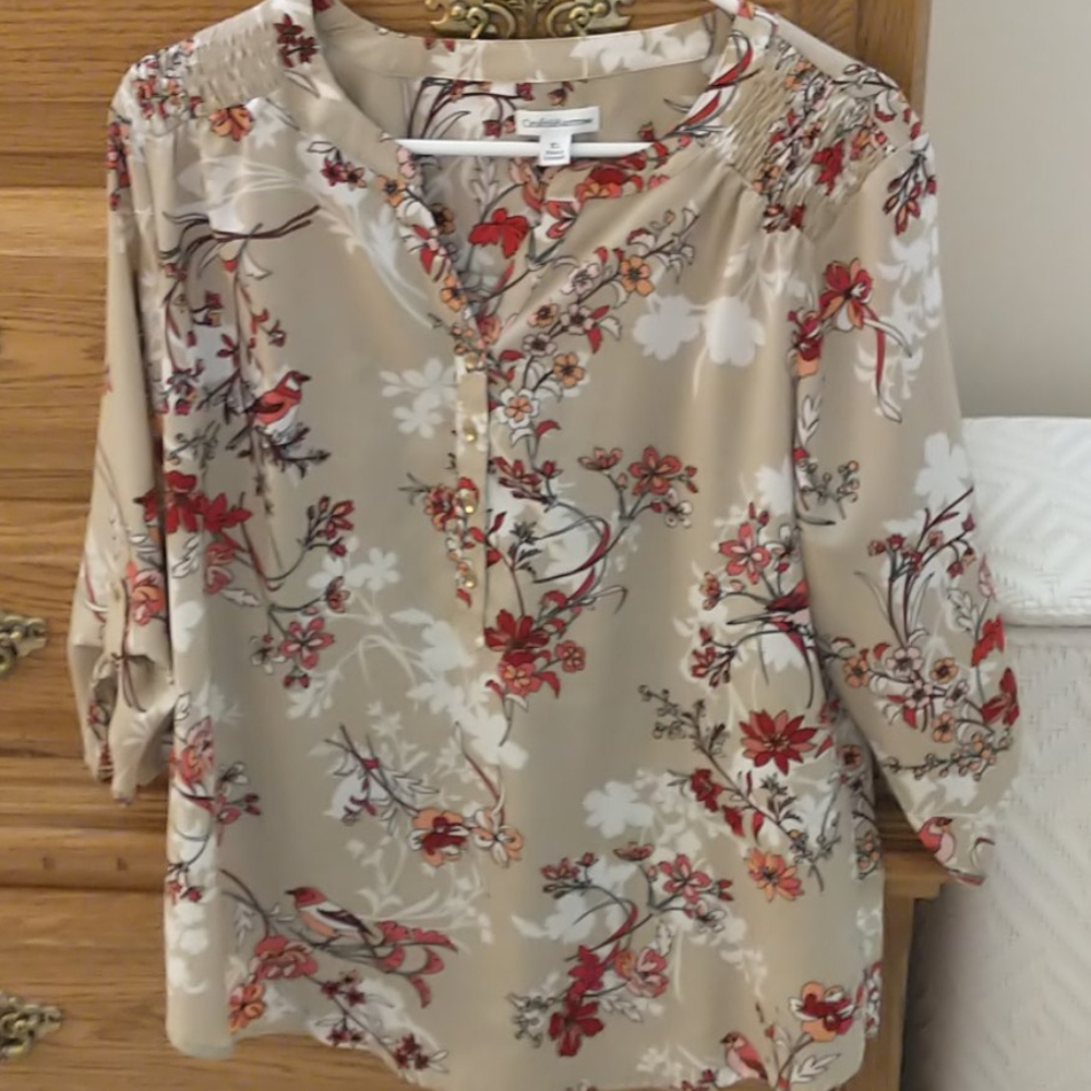 Croft and Barrow Printed Blouse